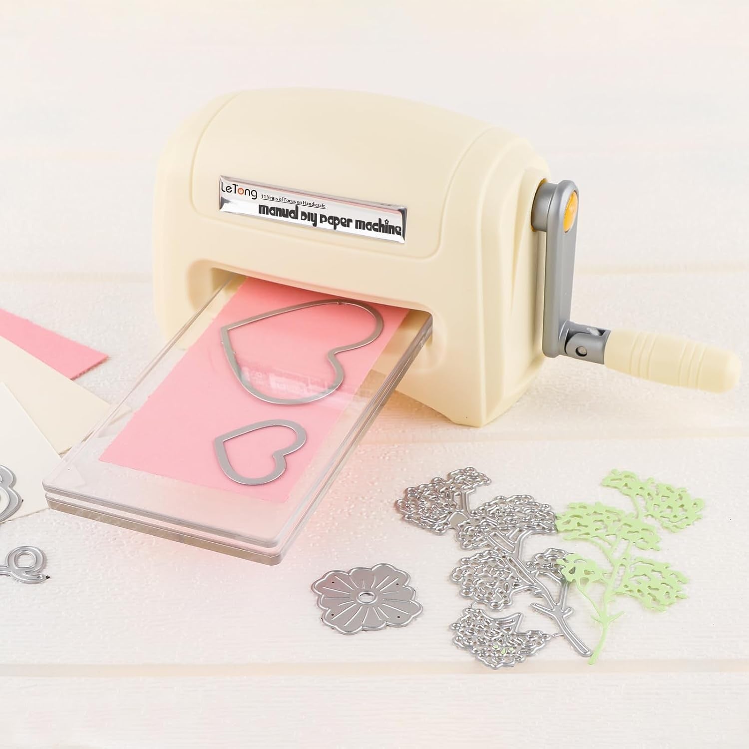 Mini Die Cutting Machine Manual Embossing Press Desktop Craft Cutter