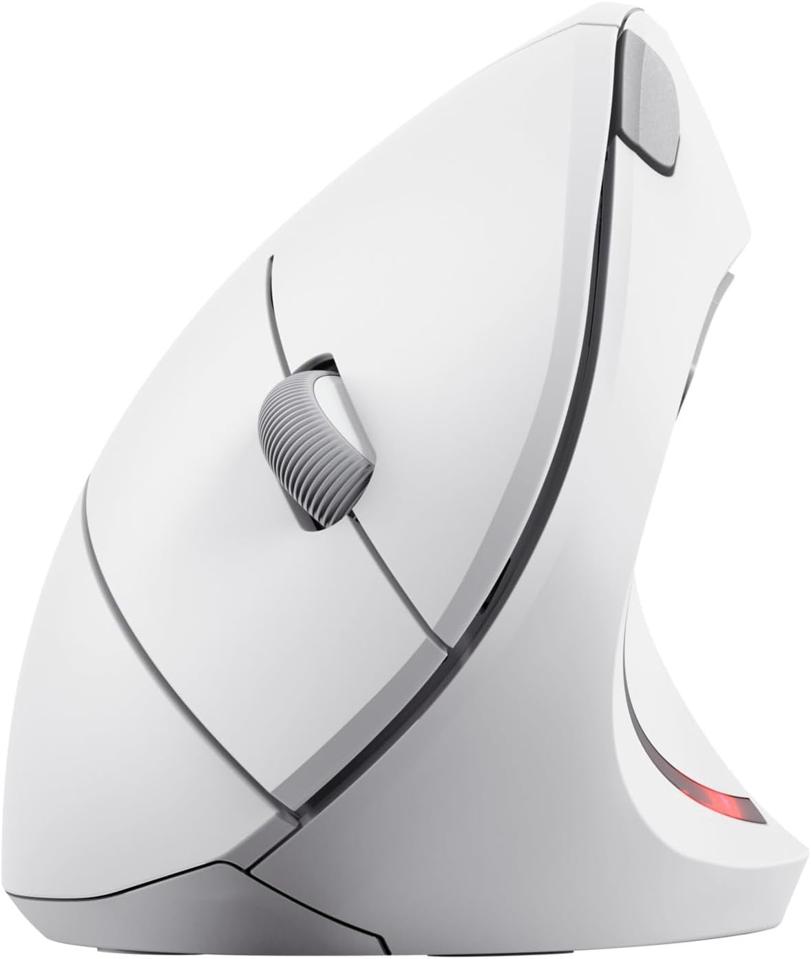 Vertical Ergonomic Wireless Mouse 6 Button 1600 DPI USB White