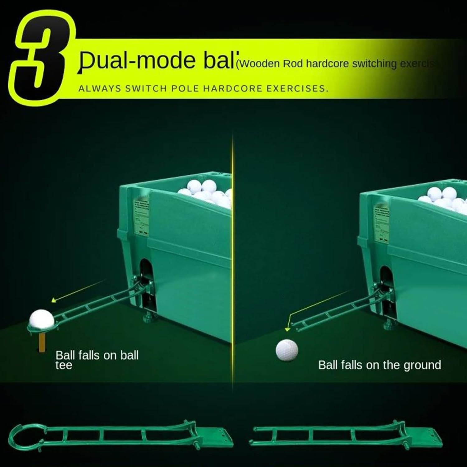 Automatic Golf Ball Dispenser Pitching Machine Trainer