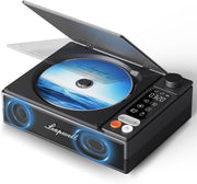 Portable CD Player Bluetooth Speakers Optical USB FM Radio Rechargeable