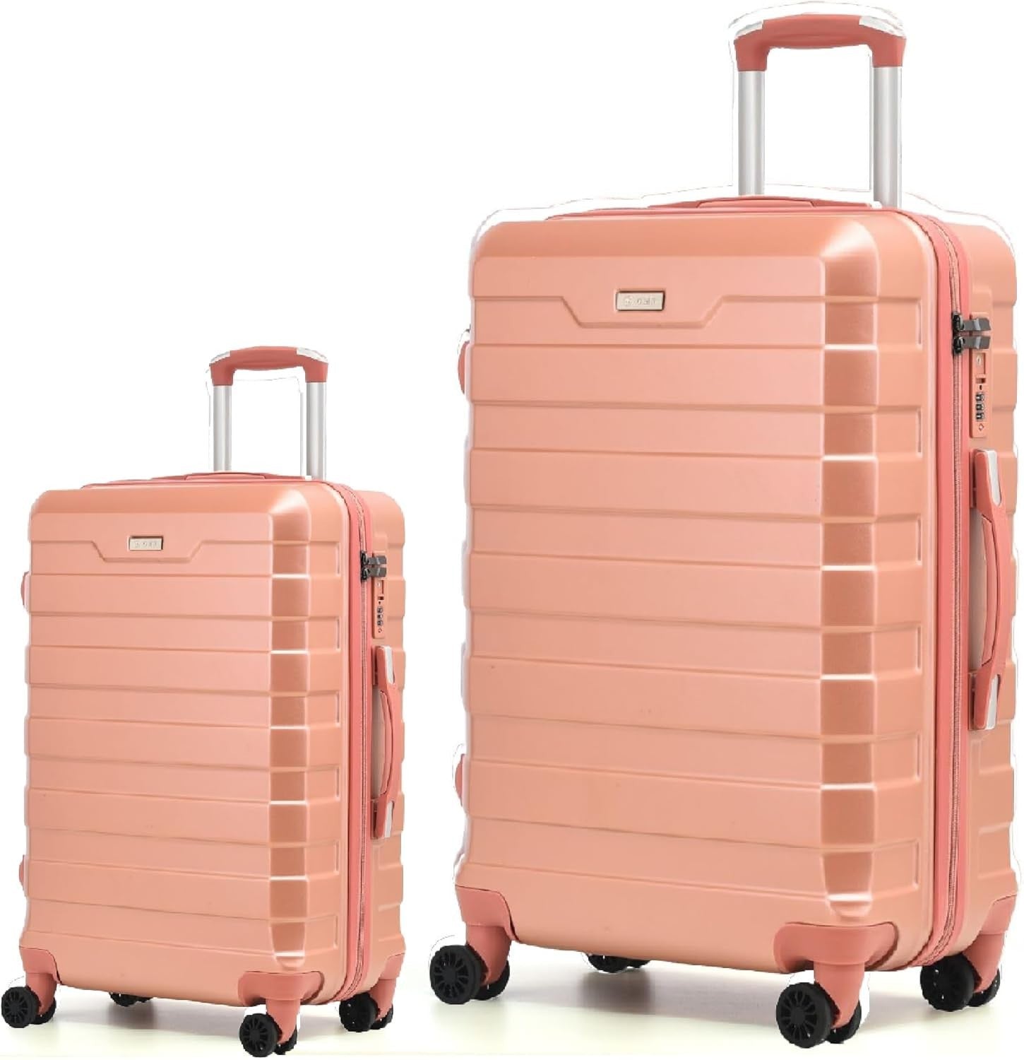 Hard Shell Cabin & Large Suitcase Set 20” 28” TSA Lock Spinner Wheels