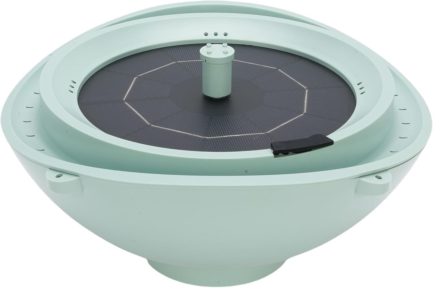 Solar Bird Bath Fountain Feeder 2L Outdoor Hanging Bowl with Water Circulation