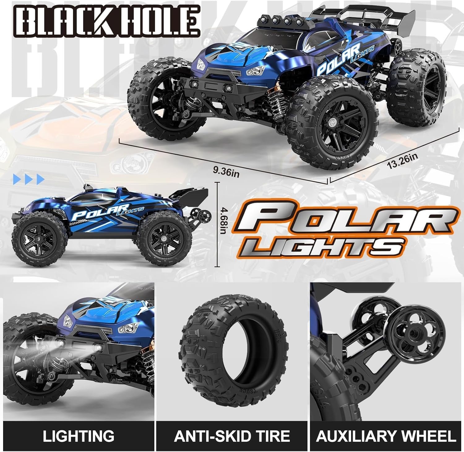 1:14 All Terrain RC Car – High-Speed 4WD Monster Truck for Adults & Kids