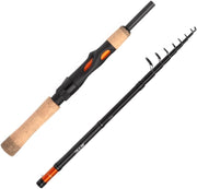 SHIMANO Telescopic Spinning Rod | 2.1m Carbon Travel Fishing Rod 7-21g