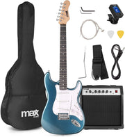 Beginner Electric Guitar Starter Kit with Amp & Accessories Blue