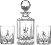 Crystal Whiskey Decanter Set 800ml with 2 Tumblers Luxury Gift Box Set