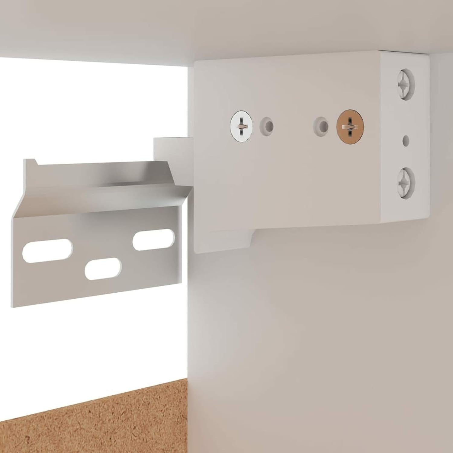 Lockable Wall Cabinet with Shelves for Kitchen & Bathroom, 50x31x60cm