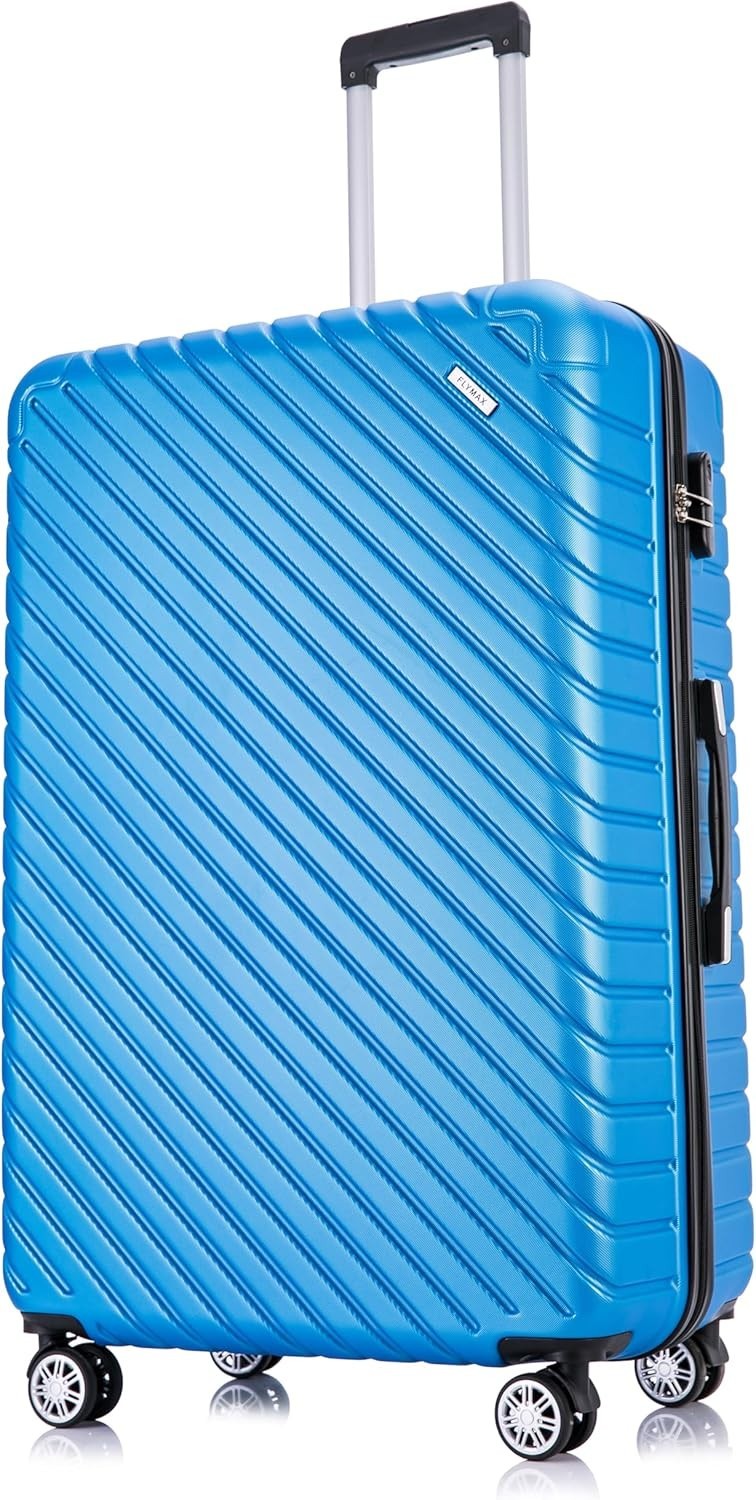 32'' XL Check In Suitcase ABS Hard Shell Lightweight Spinner Wheels 125L