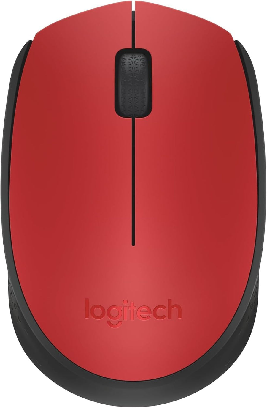 Wireless Mouse 2.4GHz USB Optical Laptop PC 12 Month Battery Red