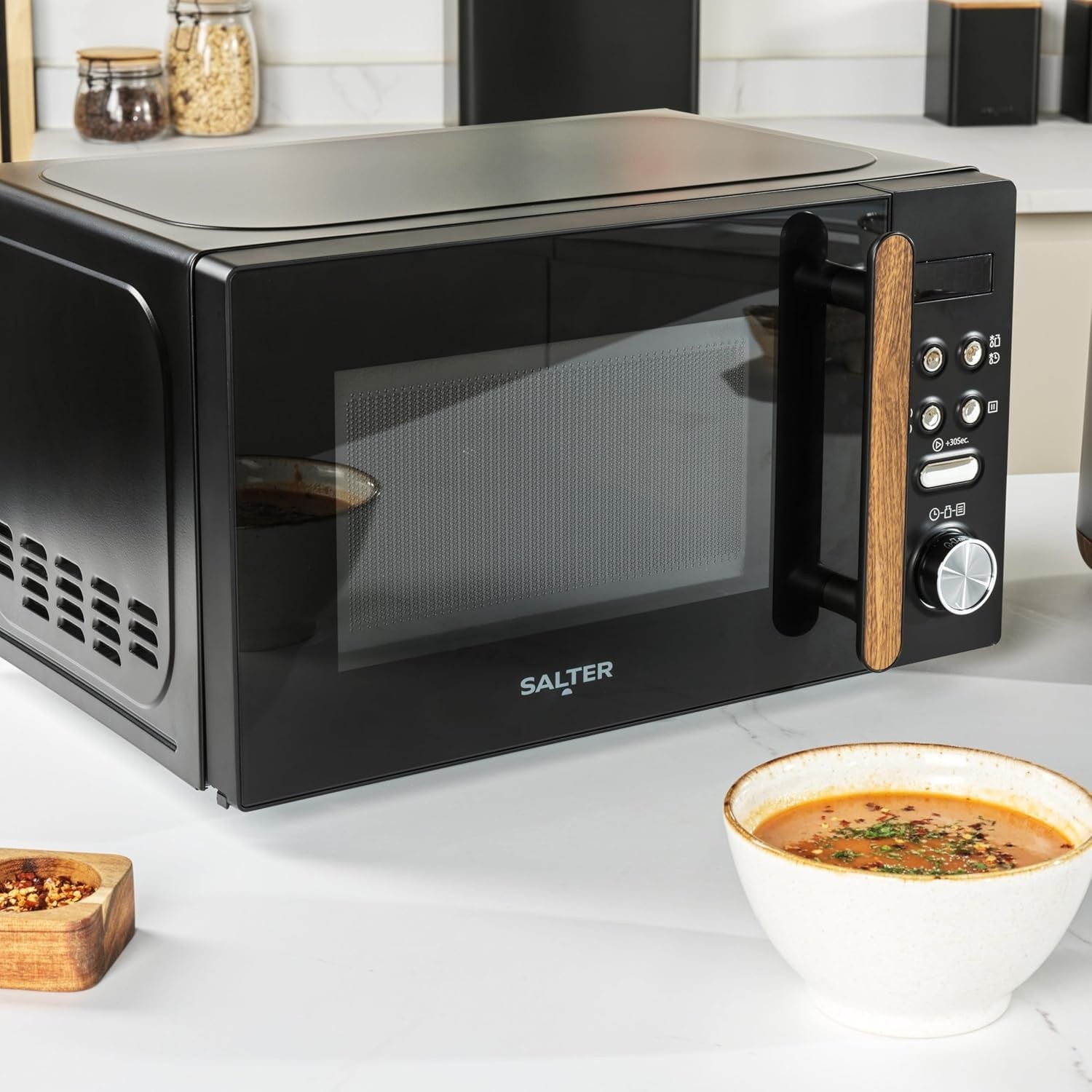 Salter Toronto Microwave 20L Solo 800W, Digital Display, 8 Auto Cook