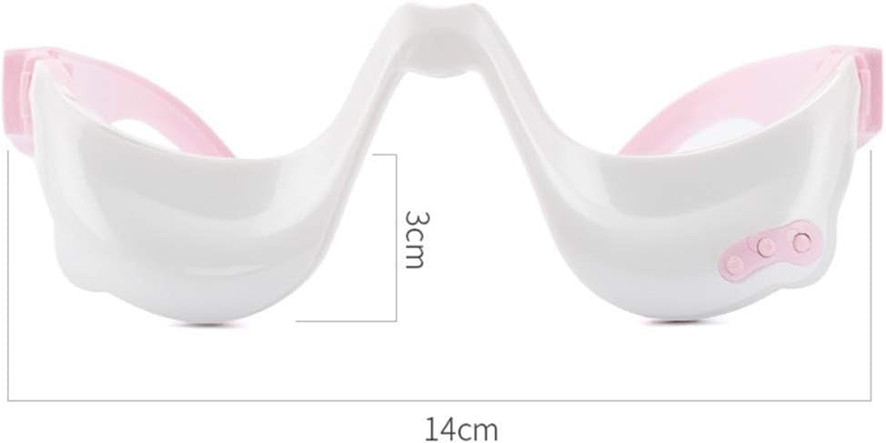 Heated Eye Massager Rechargeable 6 Modes Stress Relief