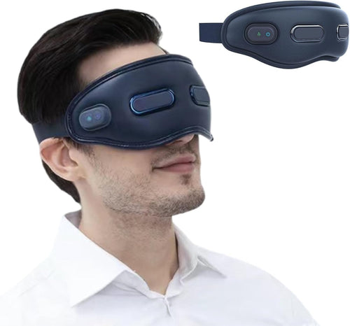 Smart Heated Eye Massager Vibration Compression Foldable