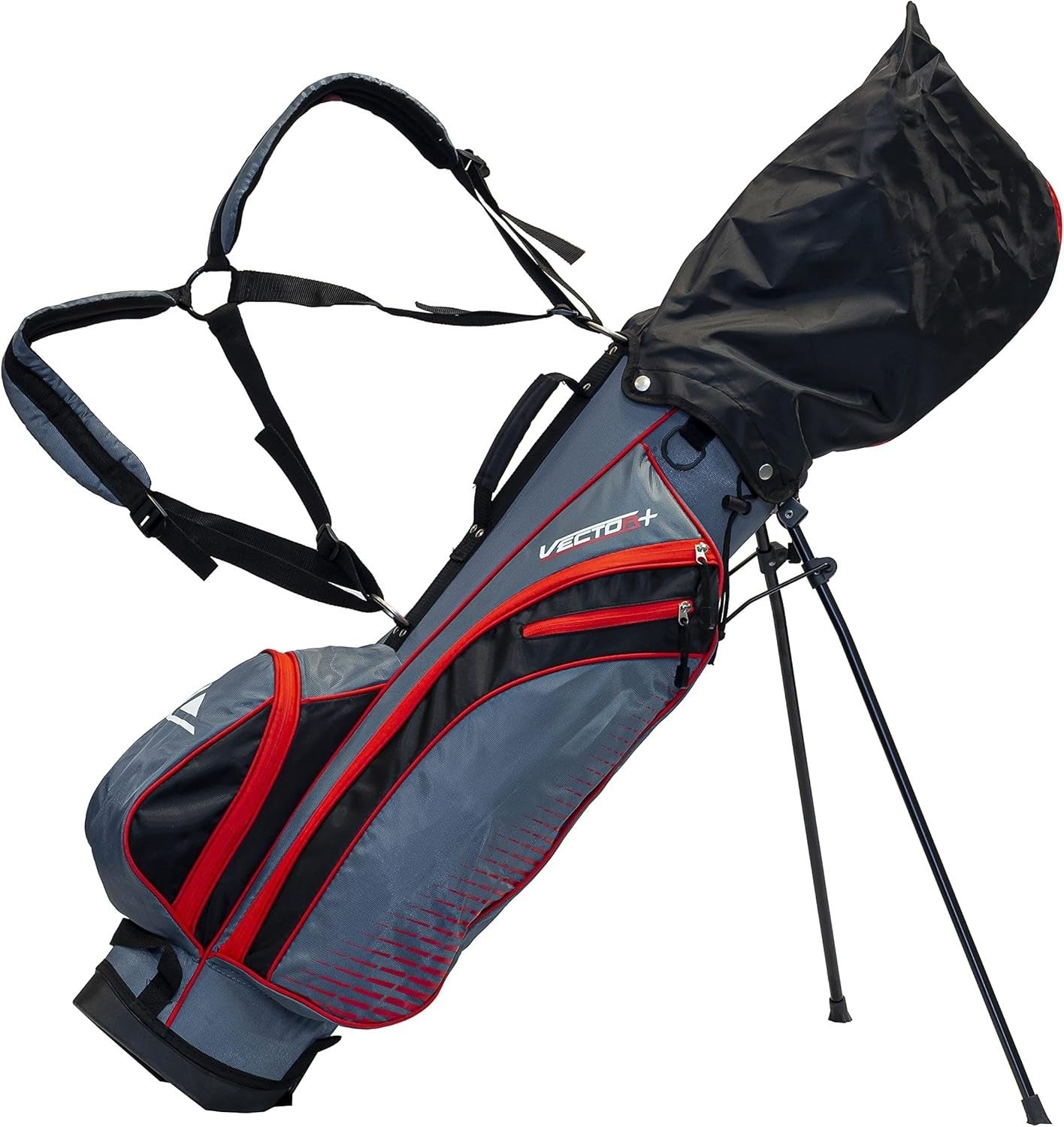 Mens Right Hand 8 Piece Golf Club Set Fairway Irons Putter Stand Bag