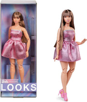Y2K Collectible Fashion Doll Pink Shimmer Dress Articulated Body