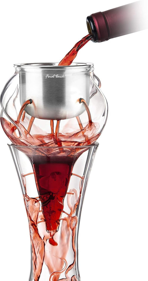 Stainless Steel Wine Aerator Filter for Decanters | Instant Smooth Pour