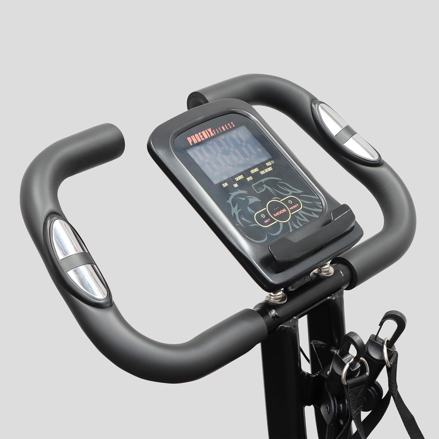 4-in-1 Folding Exercise Bike 16-Level Magnetic Resistance LCD Pulse Bands