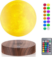 Levitating Moon Lamp 16 Colors, Floating Magnetic Night Light, 15cm Decor