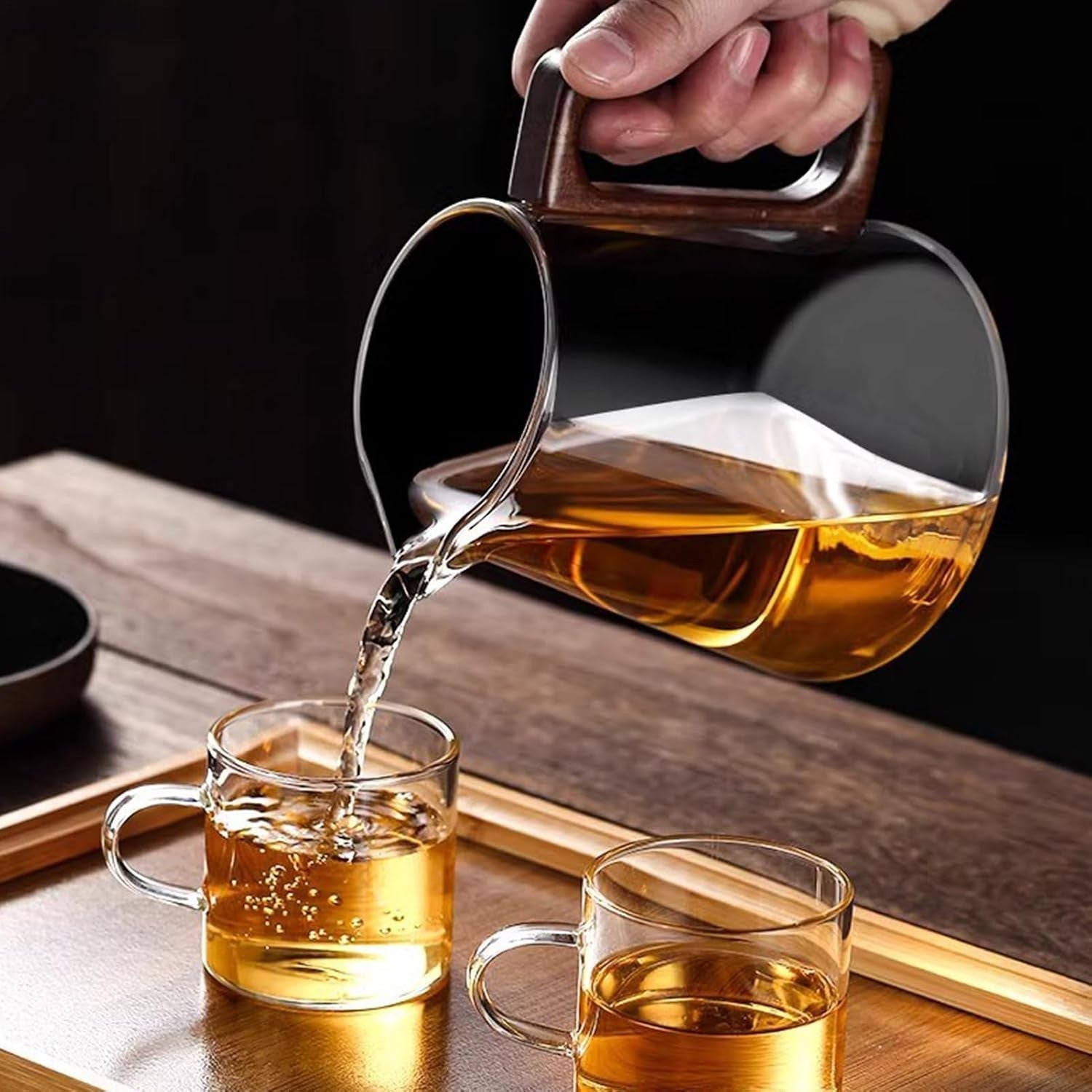 800ml Glass Teapot with Infuser Heat Resistant Spillproof Tea Pot