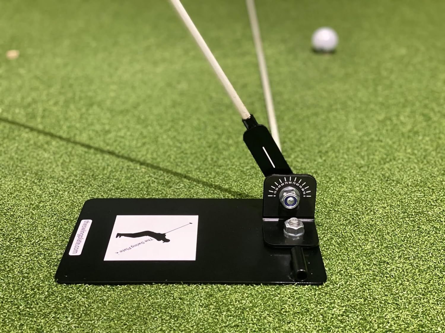 Golf Swing Plate Trainer Adjustable Base for Swing Plane Practice