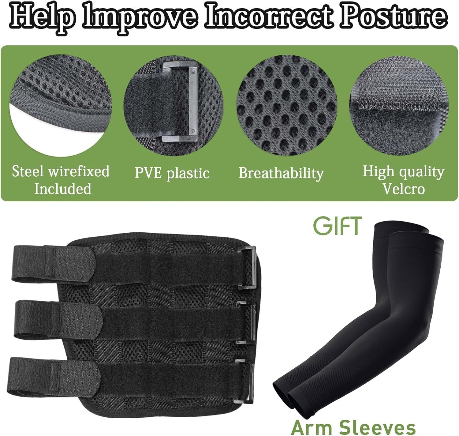 Golf Swing Training Aid Elbow Brace Straight Arm Posture Corrector