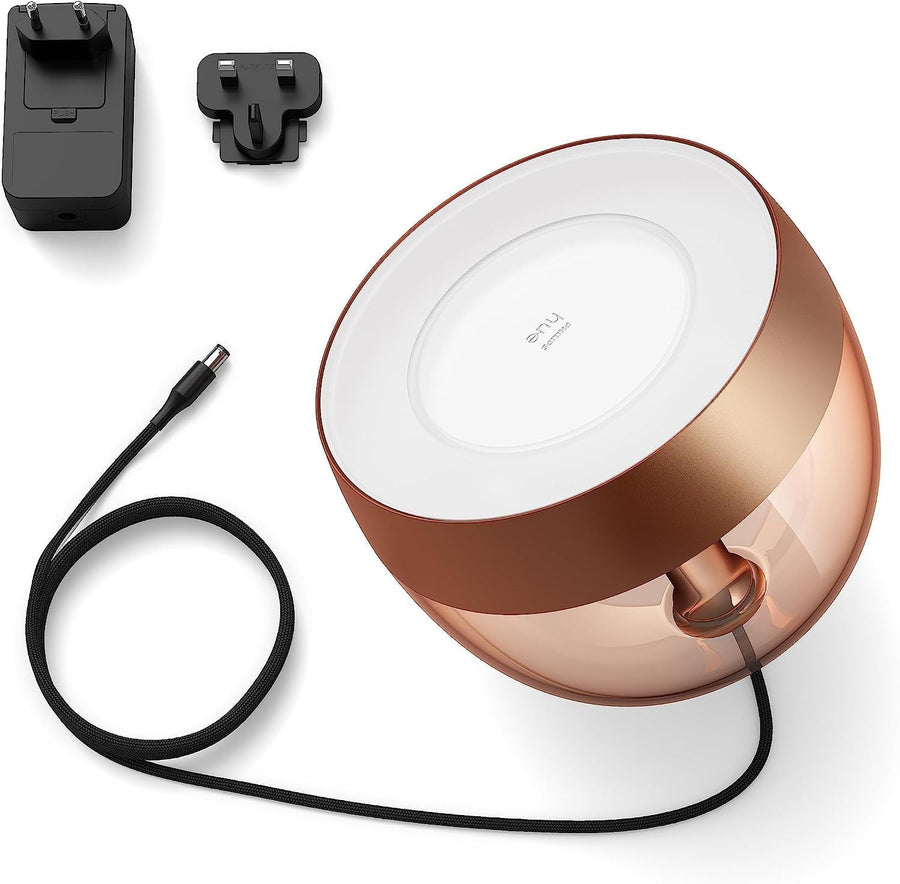 Smart Color Ambiance Table Lamp with Alexa Voice Control, Copper