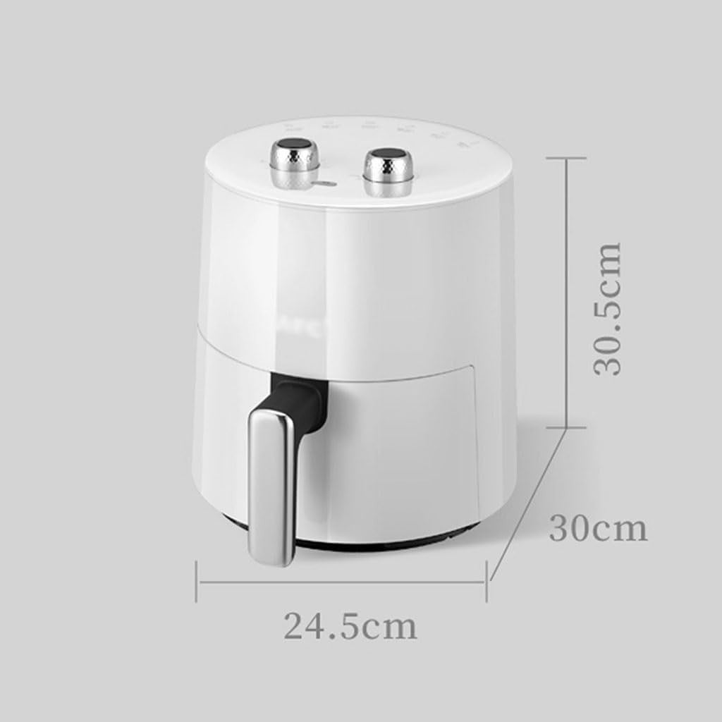 3.7L Air Fryer Oil Free Smart Multi Cooker Double Knob Pink