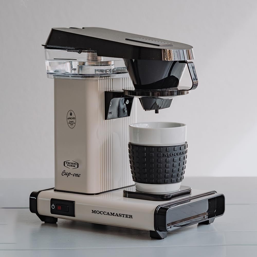 Premium Single-Cup Filter Coffee Maker 1090W | Fast Brew | Compact Aluminum