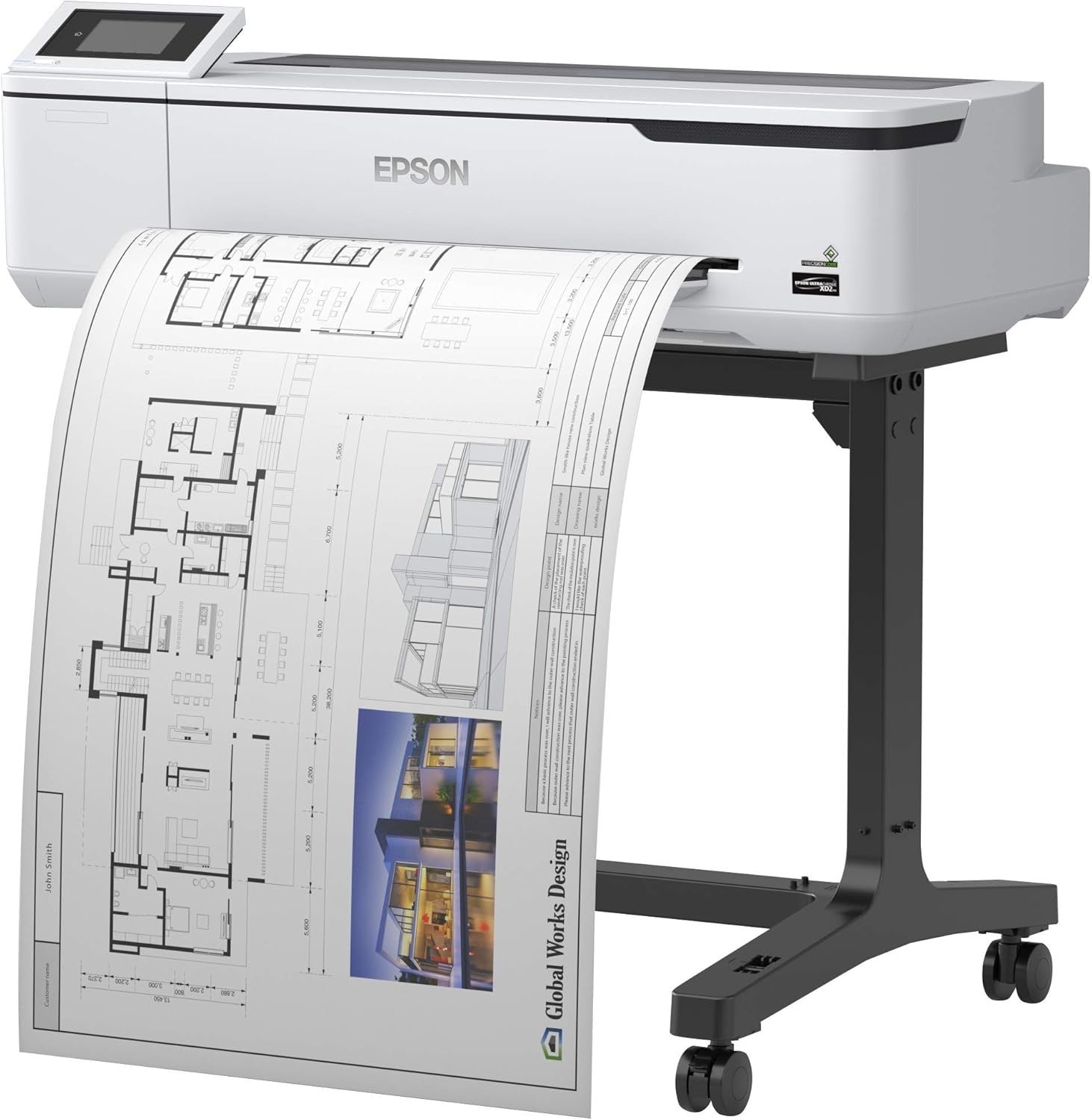 SC-T3100 Wireless Desktop Large Format Printer Colour A0 Printing White