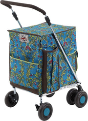 Petite 4-Wheel Folding Shopping Trolley, Strong Mobility Aid, Weatherproof