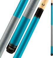 58" Pool Cue 18oz Maple Shaft 13mm Tip Adjustable Weight 2-Piece