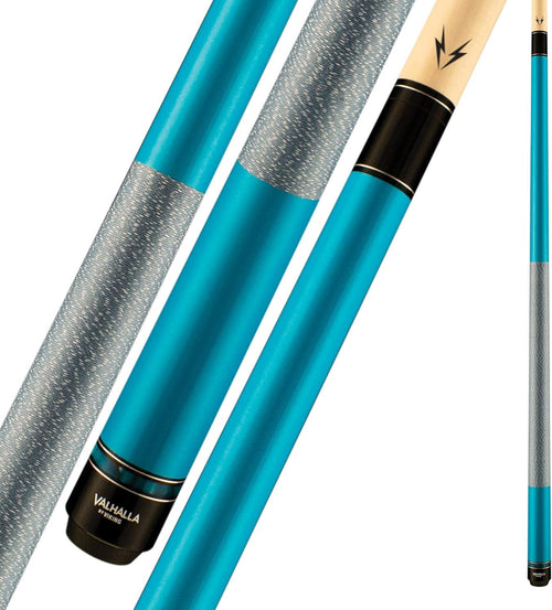 58" Pool Cue 18oz Maple Shaft 13mm Tip Adjustable Weight 2-Piece