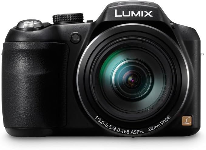 20MP Bridge Camera 42X Optical Zoom Wide Angle LCD Black