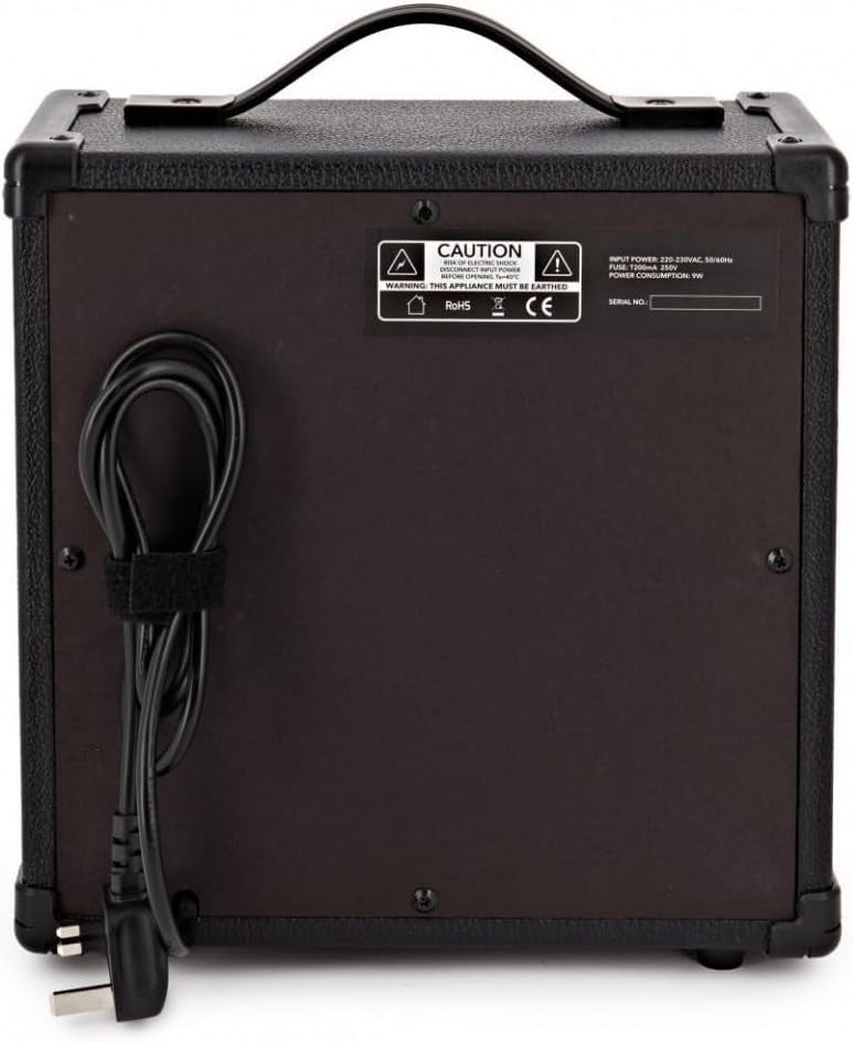 15W Electric Bass Guitar Practice Amp Combo Compact 3-Band EQ