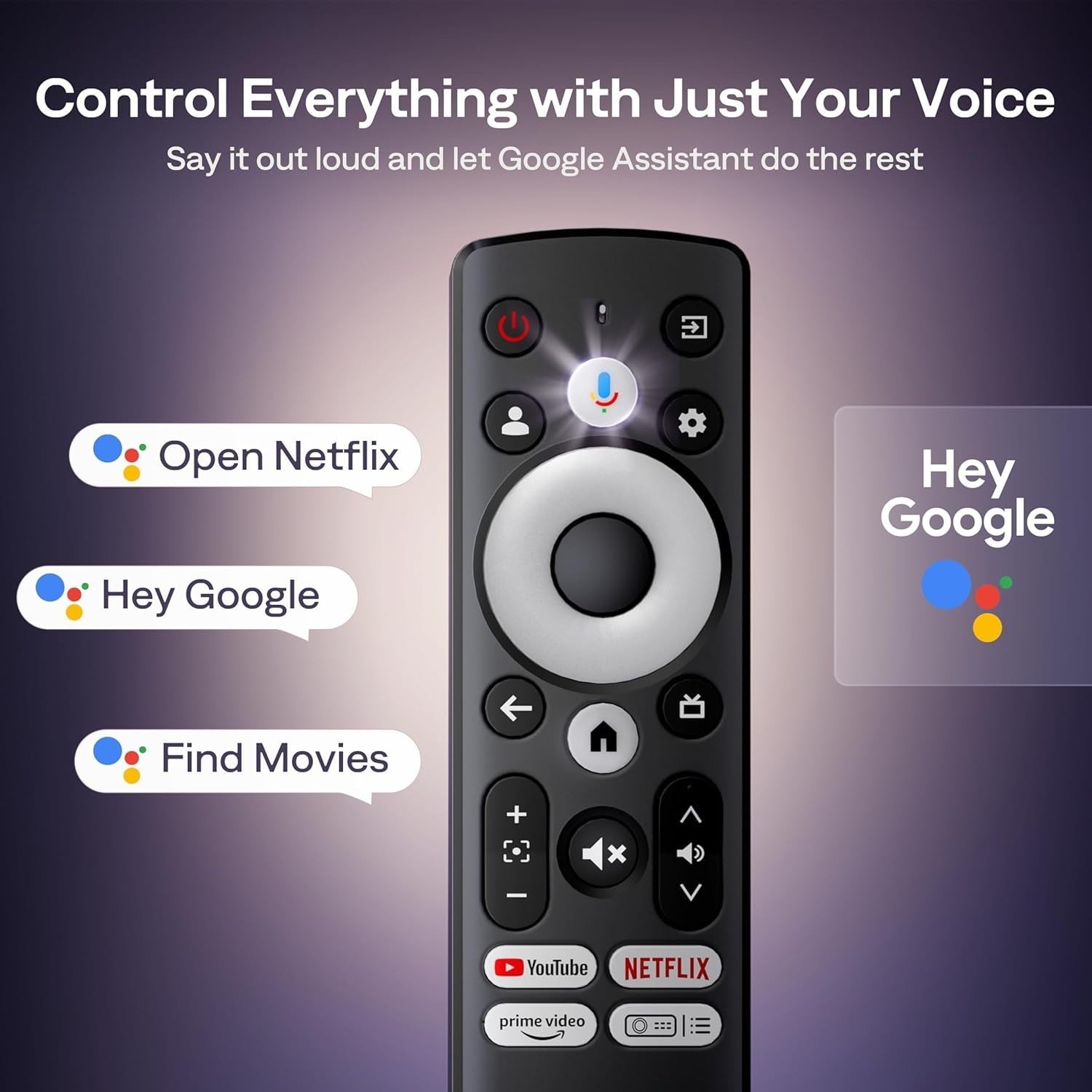 Google TV 1080P Smart Projector 4K Support Dolby Audio WiFi Bluetooth