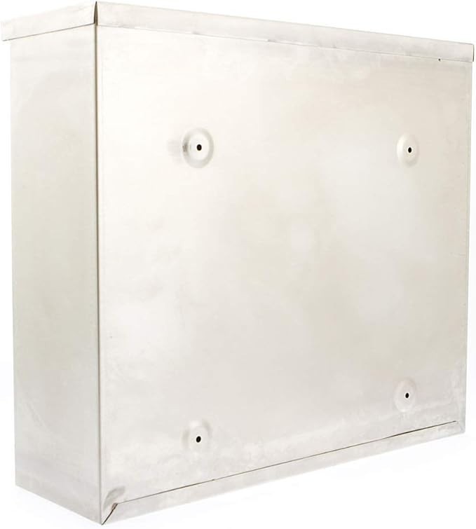 Secure Wall Mounted Post Box – Lockable, Weatherproof, Stainless Steel, 36x32x12