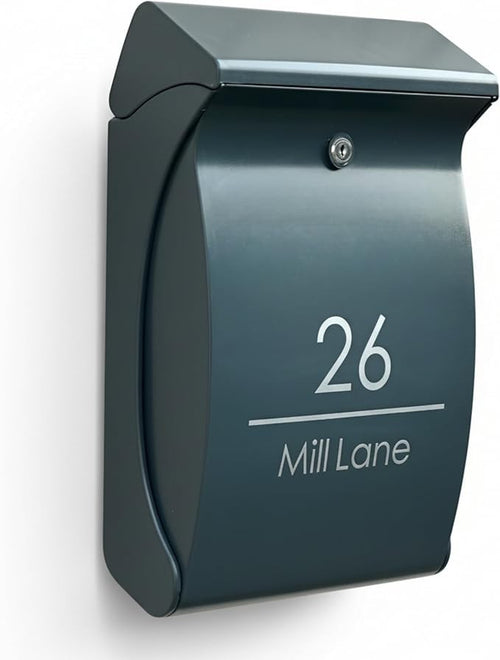 Lockable Wall Mounted Mailbox Outdoor Weatherproof Post Box – Secure & Stylish