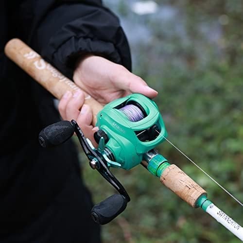 5'6" Casting Fishing Rod & Reel Combo Carbon Fiber 2PC