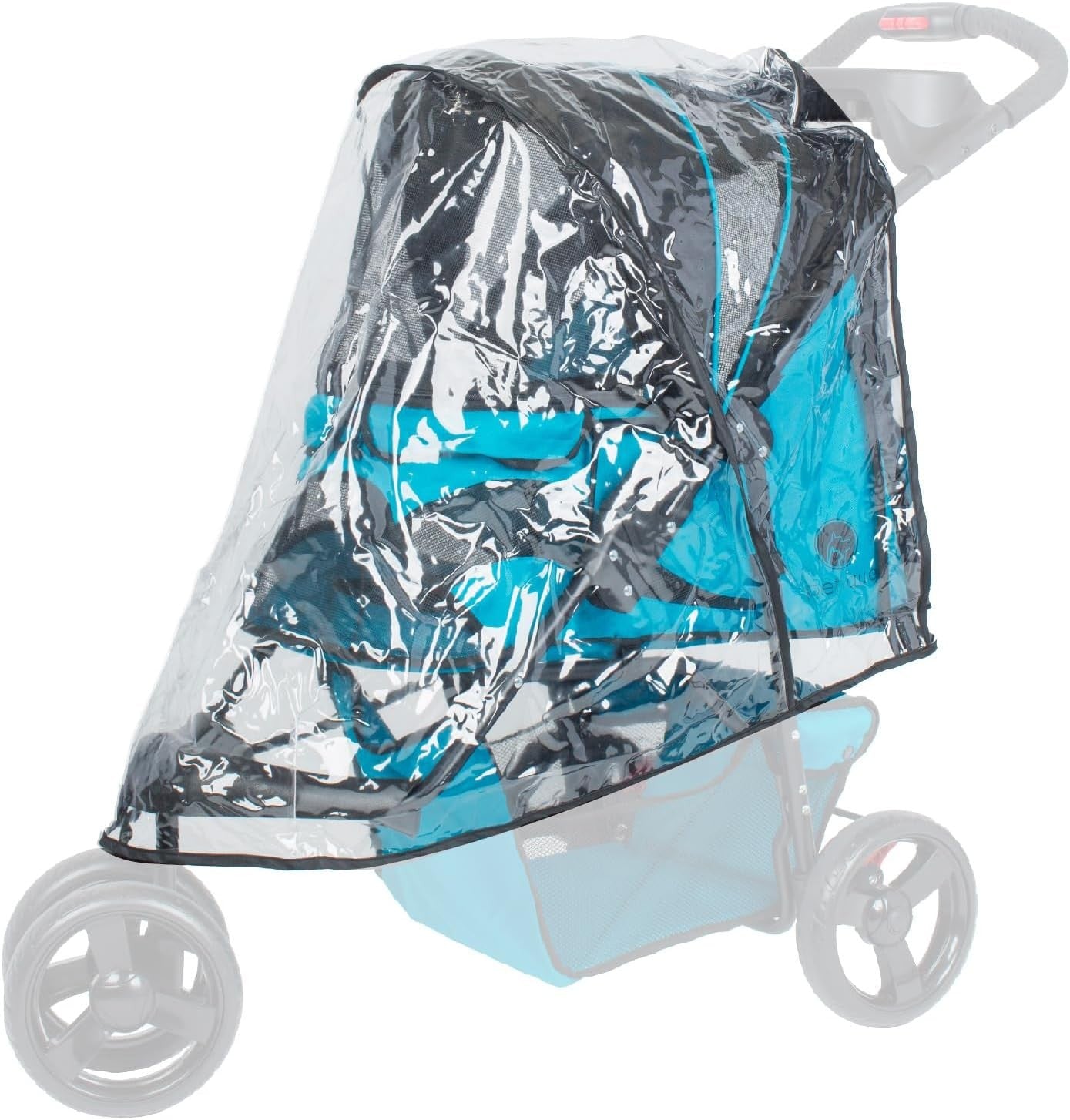 Universal Dog Stroller Rain Cover Windproof Clear Pet Pushchair Shield
