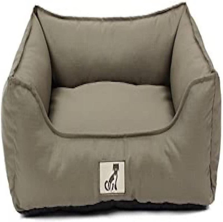 Large Waterproof Dog Bed 90x70cm Washable Basket Green