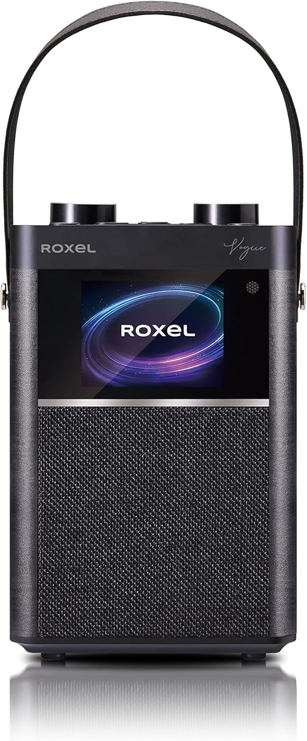Portable DAB/DAB+ FM Radio Wireless Speaker Alarm USB Black