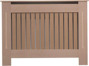 Medium Unfinished Radiator Cover | MDF Vertical Slat Cabinet – Minimalist Design