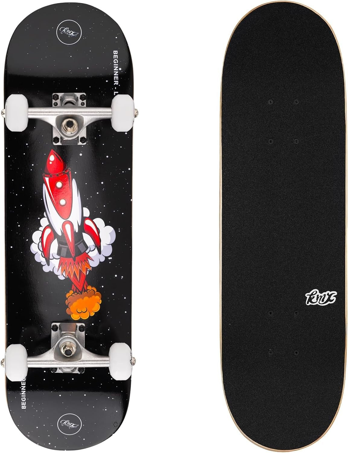 27.5in Beginner Cruiser Skateboard Complete 52mm Wheels ABEC-9