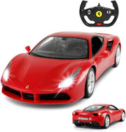 1:14 RC Car – Red 488 GTB Remote Control Toy Car for Kids & Boys