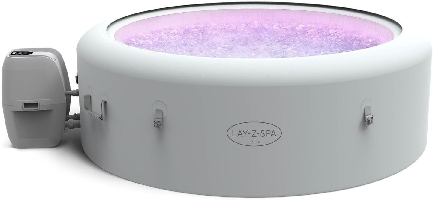 Inflatable Hot Tub Spa 140 Air Jet Massage 4–6 Person Large Garden