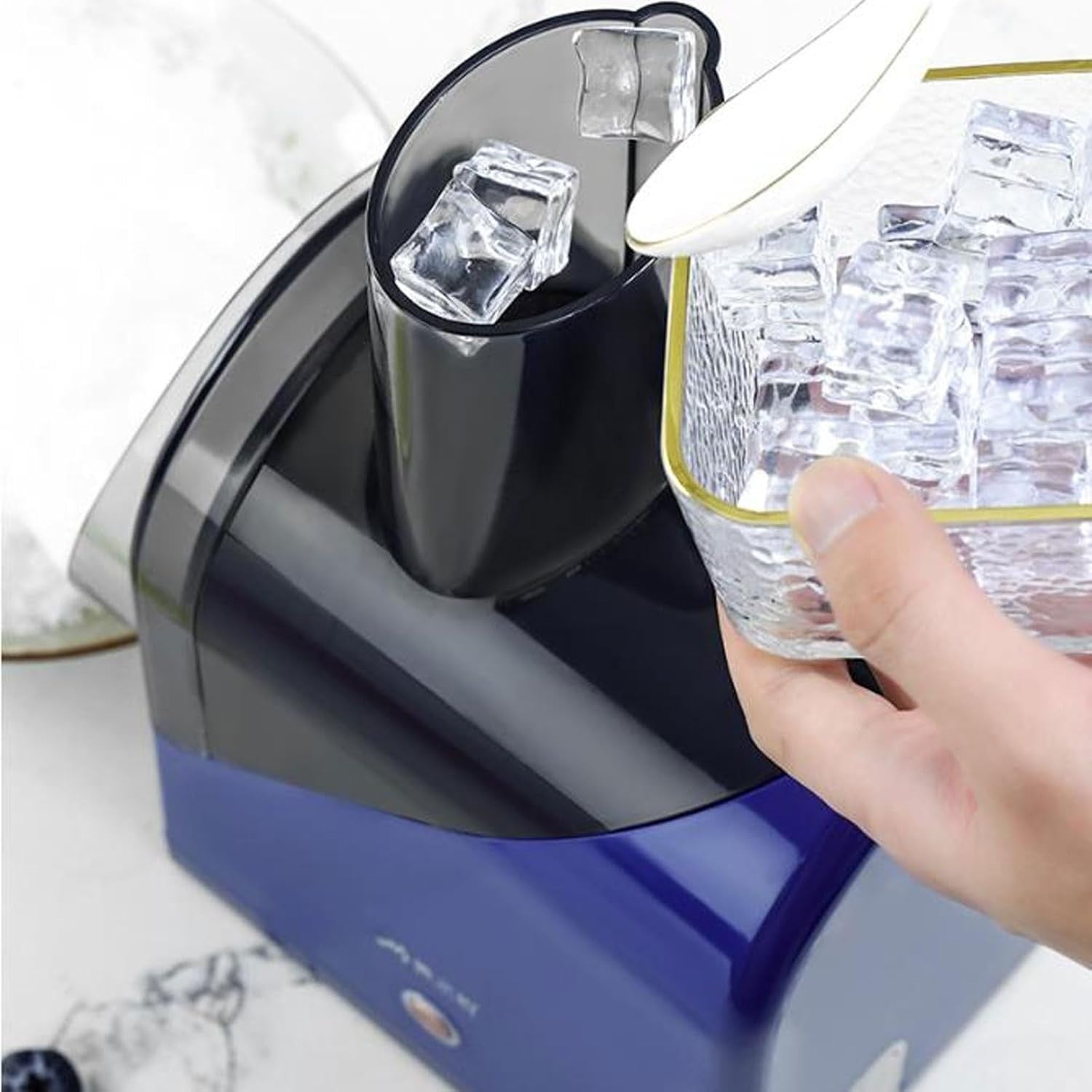 Electric Ice Crusher USB Rechargeable Portable Snow Cone Slush Maker