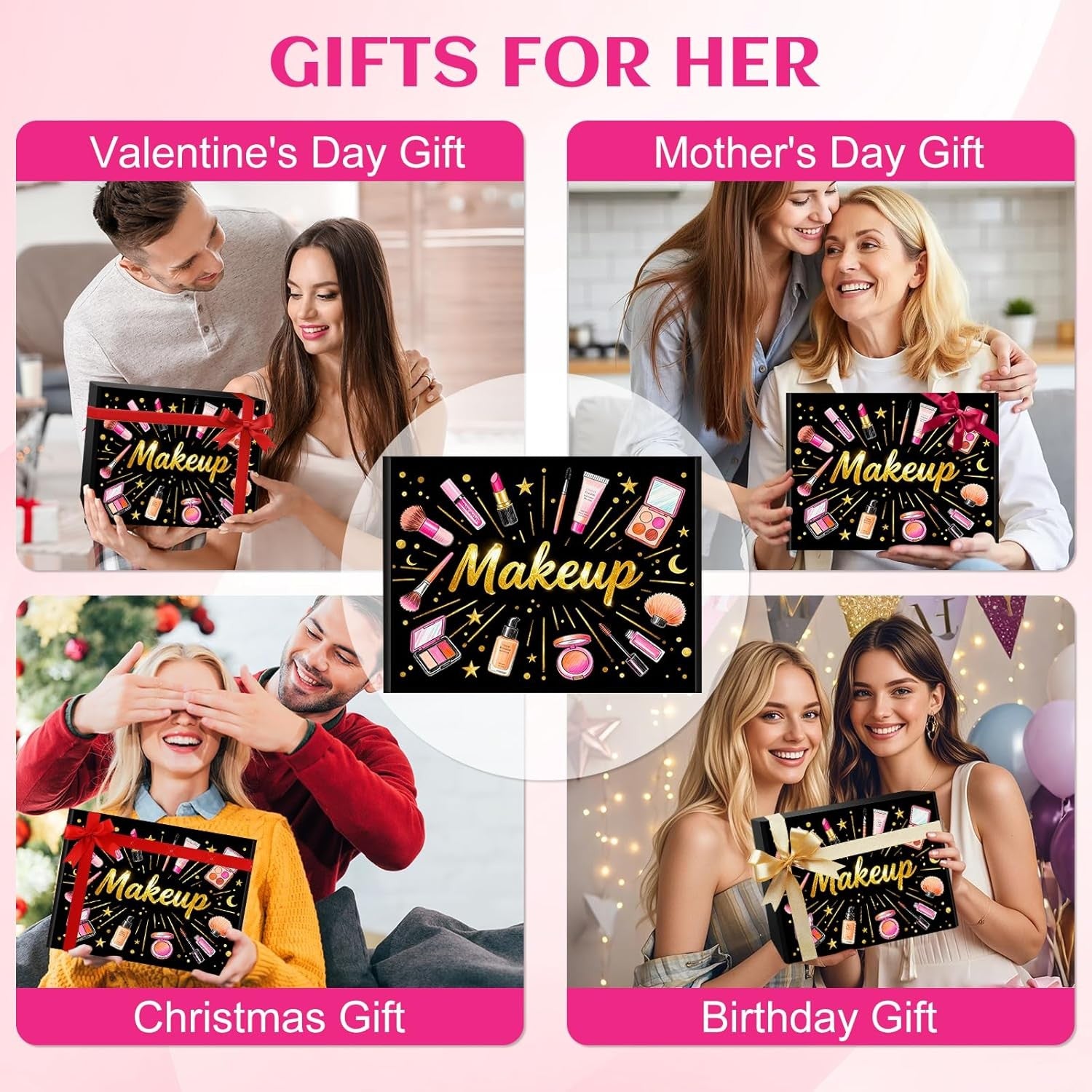All In One Makeup Kit Full Set Travel Gift with Palette