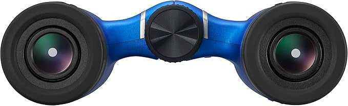 10x21 Compact Blue Binoculars | Lightweight Travel Optics | Bright HD View