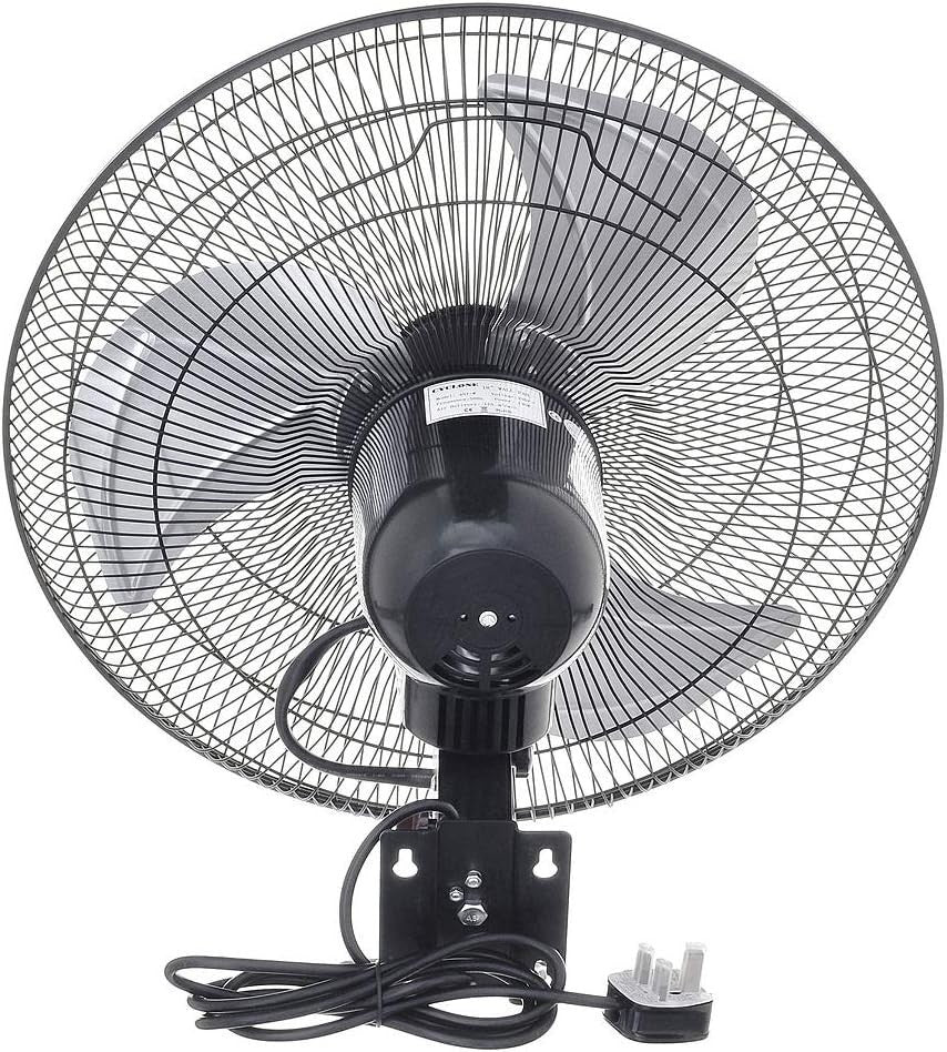 20" Industrial Wall Fan 3Speed 240V Steel Oscillating Heavy Duty Cooling Factory