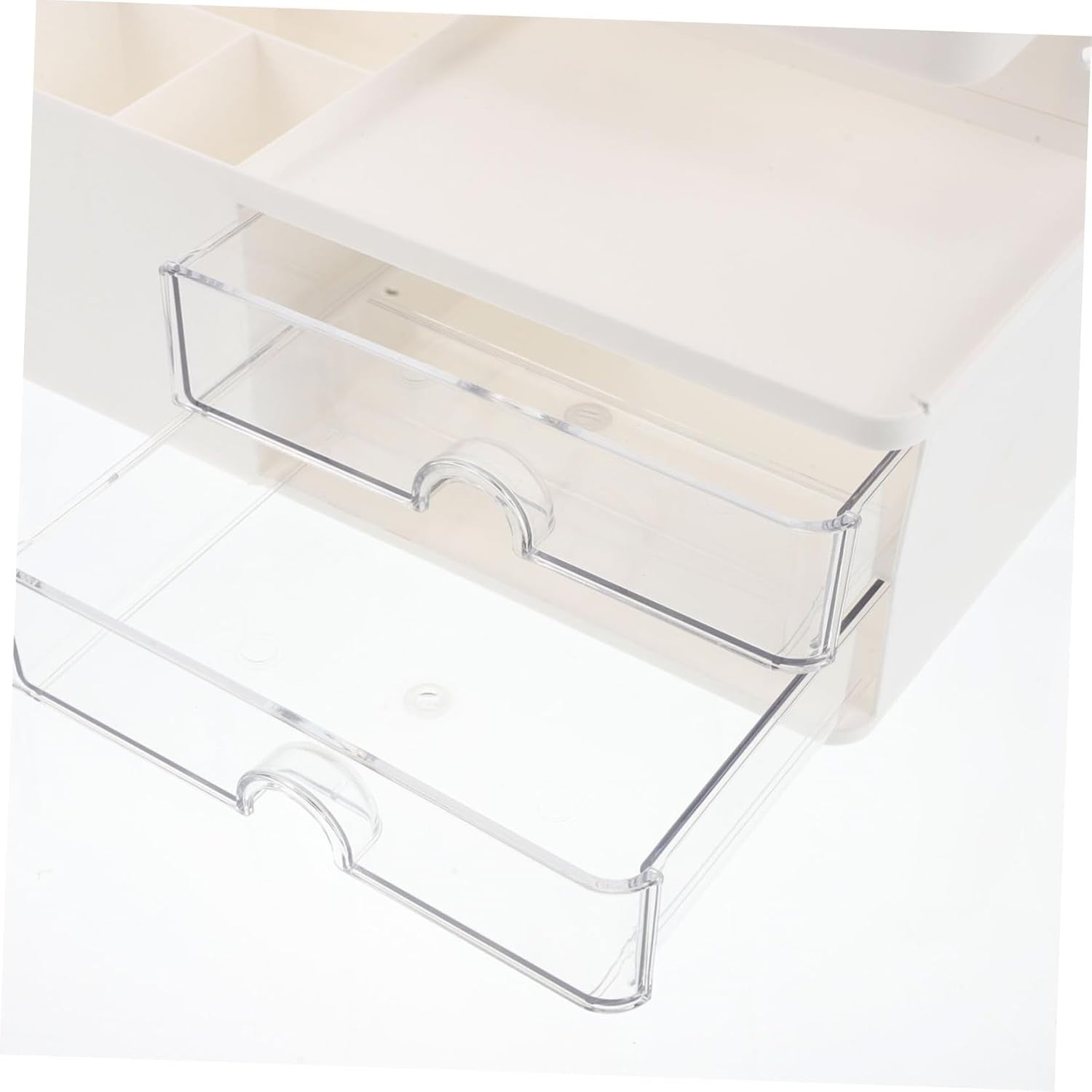 Bunny Desk Organizer Pegboard Storage Box Drawer Plastic Cute
