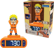 Kids Ninja Anime Alarm Clock Night Light LED Display Snooze Sounds Bedroom